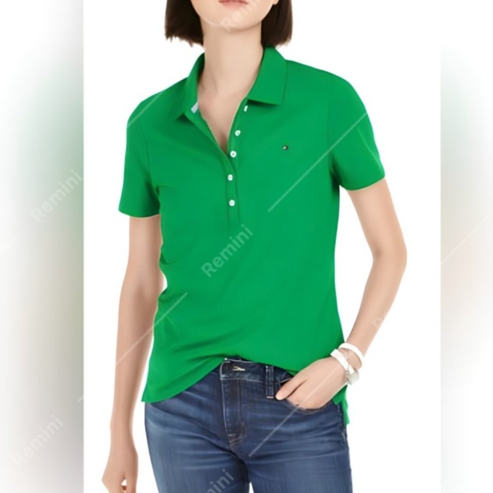 Tommy Hilfiger Women's Green Polo